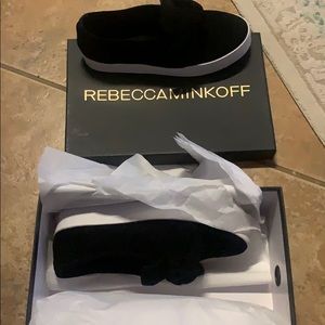 Women Black SlipOn Sneakers